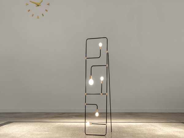 Mid-century modern floor lamps by Lambert et Fils