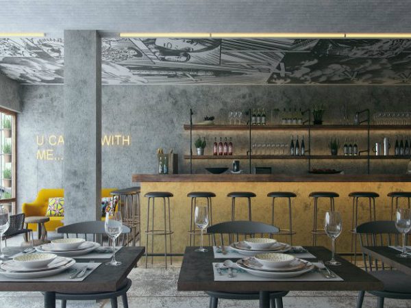 5 floor lamps inspirations from restaurant design projects