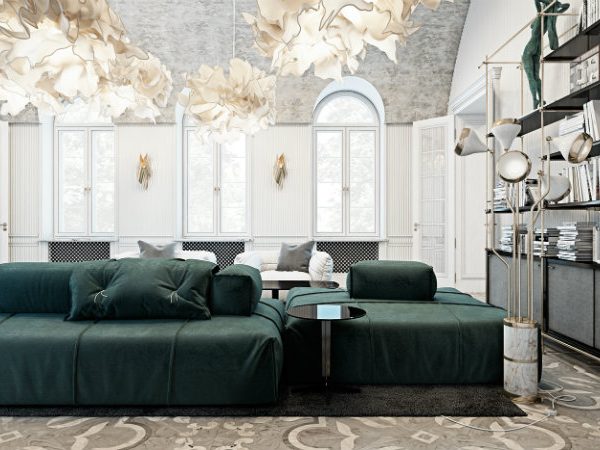 Amazing Italian Countryside project featuring unique floor lamps