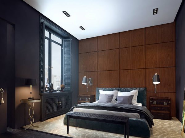 Mid-century modern apartment with great lighting design pieces