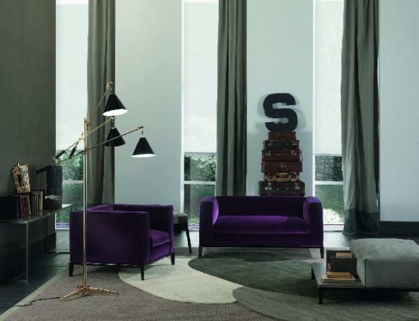 Sinatra Black Floor Lamp from DelightFULL