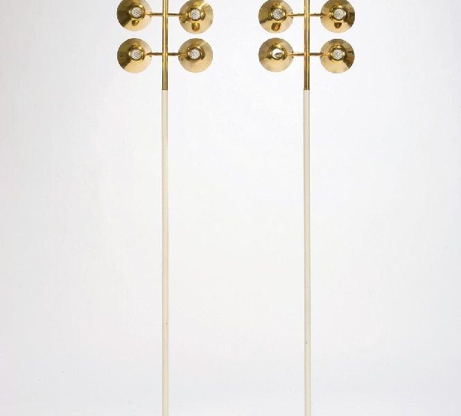 Gino Sarfatti, attributed - Arteluce - Pair of floor lamps