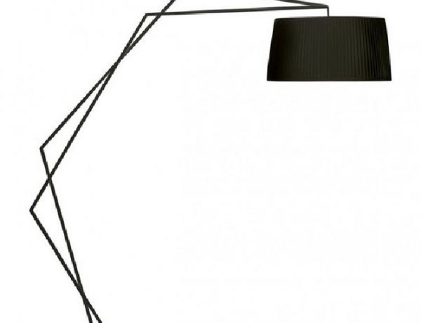 Okha black modern table lamp