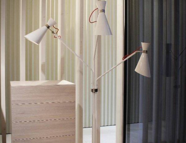 Simone White Floor Lamp by DelightFULL