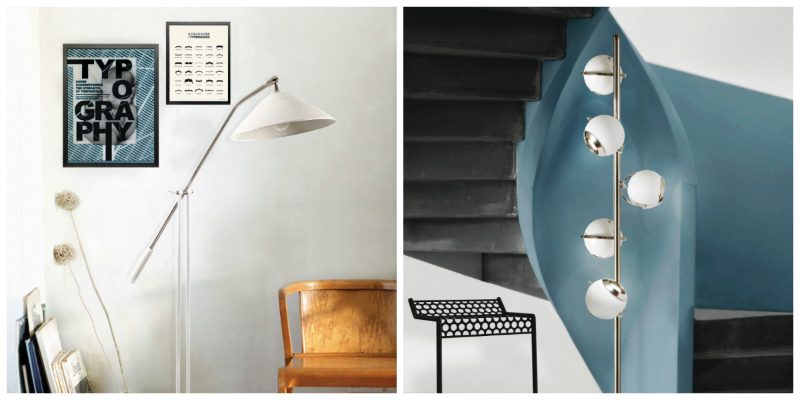 Mid-Century Floor Lamps Inspired by Iconic People