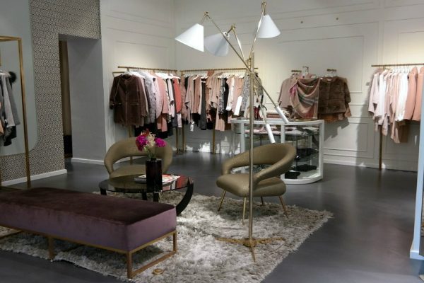 Trendy Floor Lamps Shine at Susanne Benter Mode