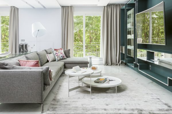 Paris Modern Home Brimming with Unique Lamps and Stunning Colors