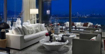 One Shenzhen Bay Luxury Homes with Modern Floor Lamps by Kelly Hoppen
