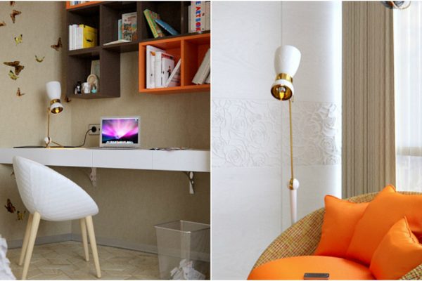 Small Apartment in St. Petersburg with Delightful Lighting Designs