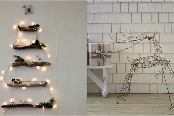 String Light Ideas for Your Minimalist Christmas Decor