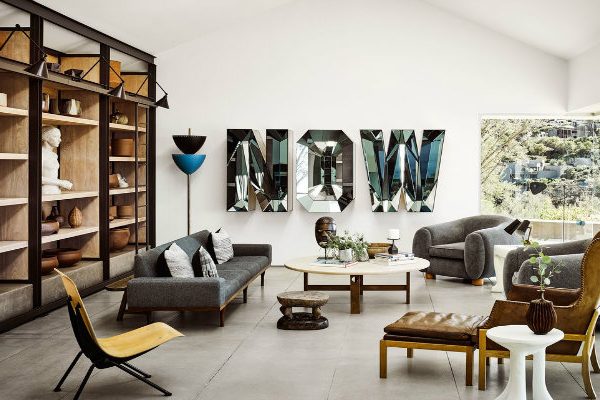 Ryan Murphy’s Beach House with Mid-Century Lighting Designs