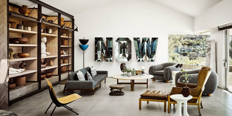 Ryan Murphy’s Beach House with Mid-Century Lighting Designs