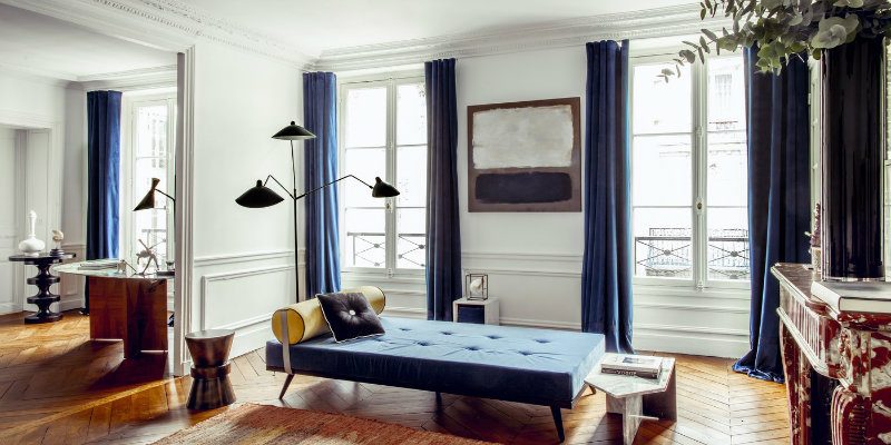 Stunning Lighting Designs Shine in Hilary Swank's Paris Apartment feat