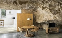 Cave House Straight Out of a Fairy Tale with a Stunning Arc Floor Lamp feat