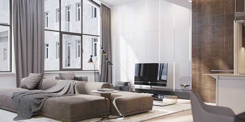 Modern Apartment Shining with Contemporary Lighting Designs in Italy FEAT