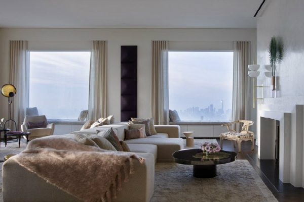 Penthouse Filled with Modern Floor Lamps in Manhattan FEAT