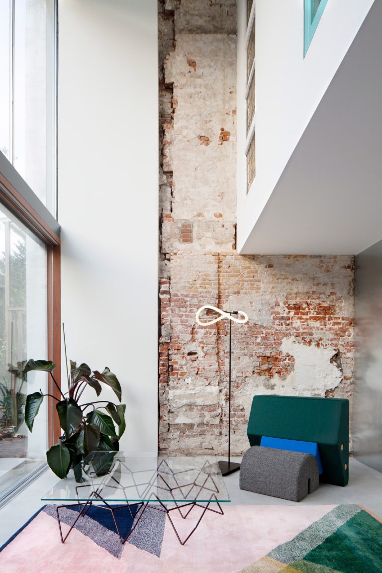 Curated visual reference: Gallery Detail: Rotterdam House With Exposed Brick Walls And Industrial Lighting
