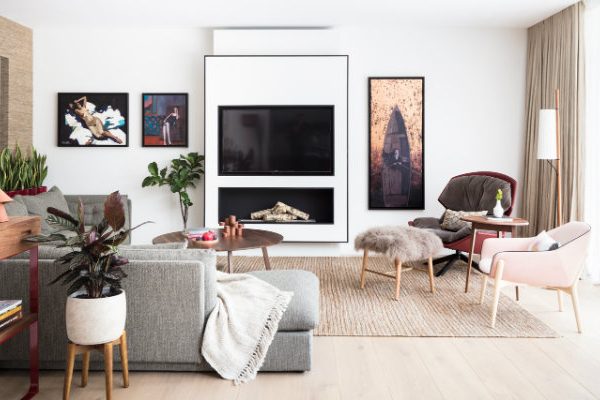 This Modern House is Brimming with Mid-Century Floor Lamps!
