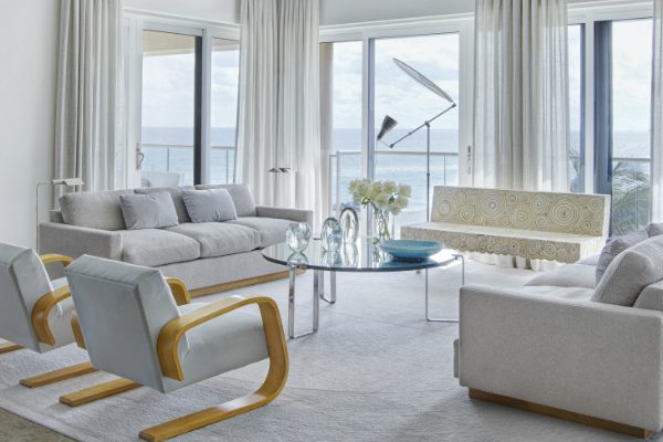 A Palm Beach House with a Mid-Century Floor Lamp You’ll Love
