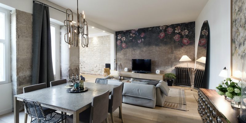 Mid-Century Lighting Brings Life to Apartment in Romantic Paris