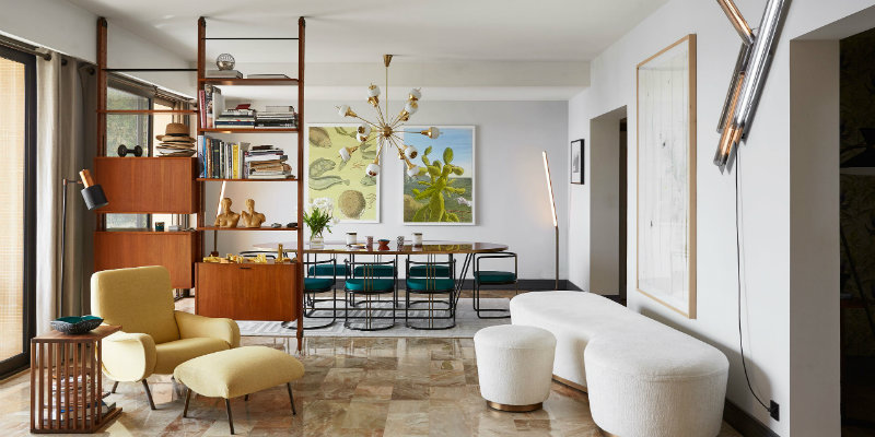 Timeless Luxury Apartment in Monaco Filled with Mid-Century Lighting FEAT