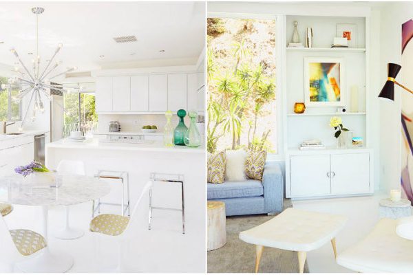 Mid-Century Modern Home Features Unique Lamps in Los Angeles FEAT
