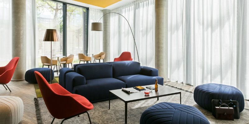 Colorful Okko Hotel Features Stunning Mid-Century Lighting Designs