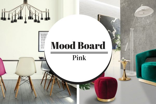 Mood Board Be Bold and Use Pink Shade in Your Modern Home Decor 2