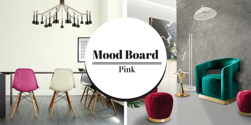 Mood Board Be Bold and Use Pink Shade in Your Modern Home Decor 2