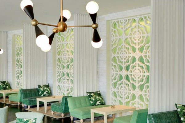 Palm Springs Hotel with Stunning Mid-Century Lighting Designs FEAT