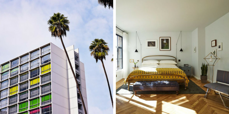 The Line Hotels And It's Unique Floor Lamp Design