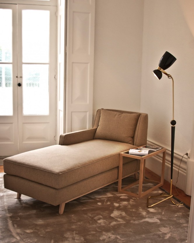 gold-plated floor lamps